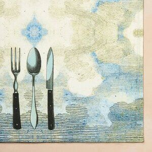 John Derian Sky Cutlery Cotton-linen Napkins Set- John Derian for Target NWT
